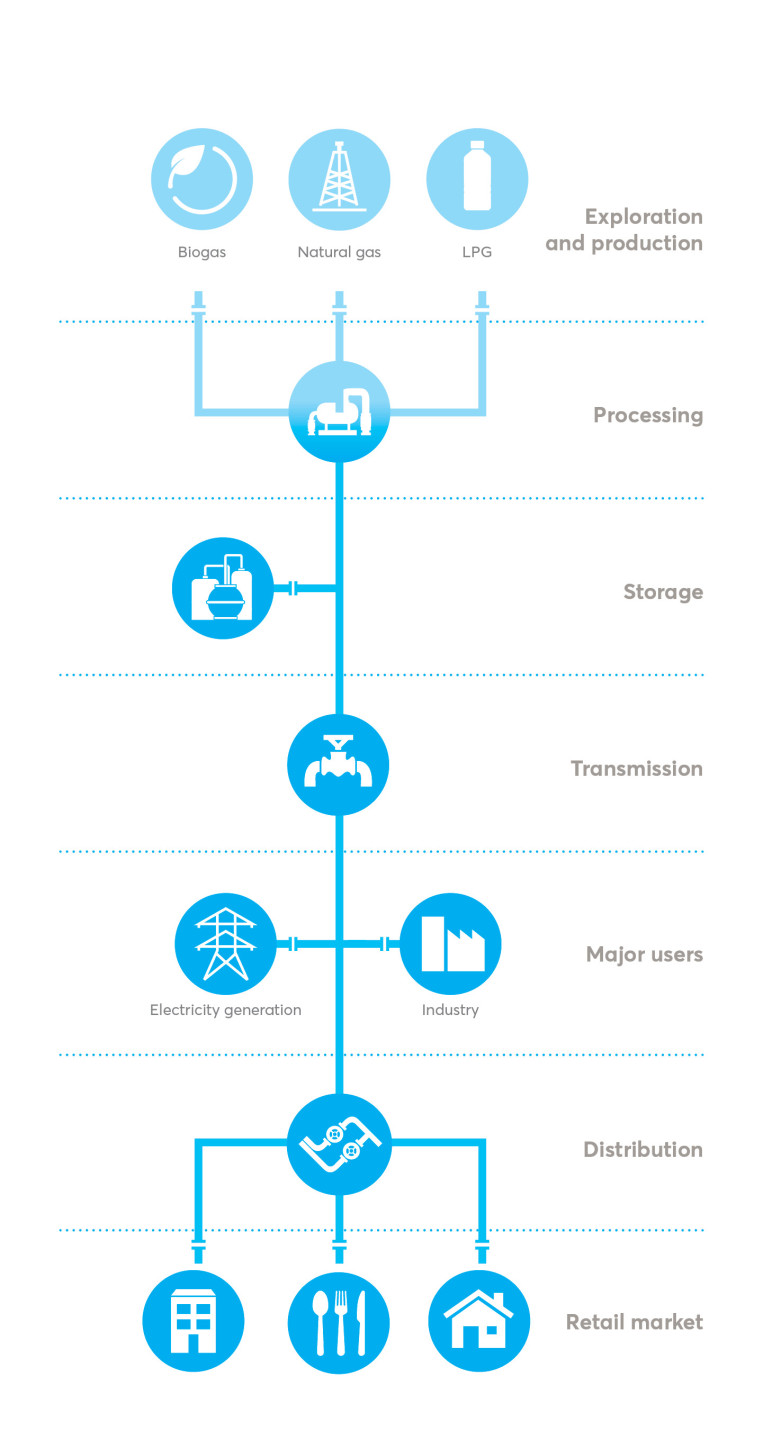 March 2025 Structure of the New Zealand Gas Industry Graphic
